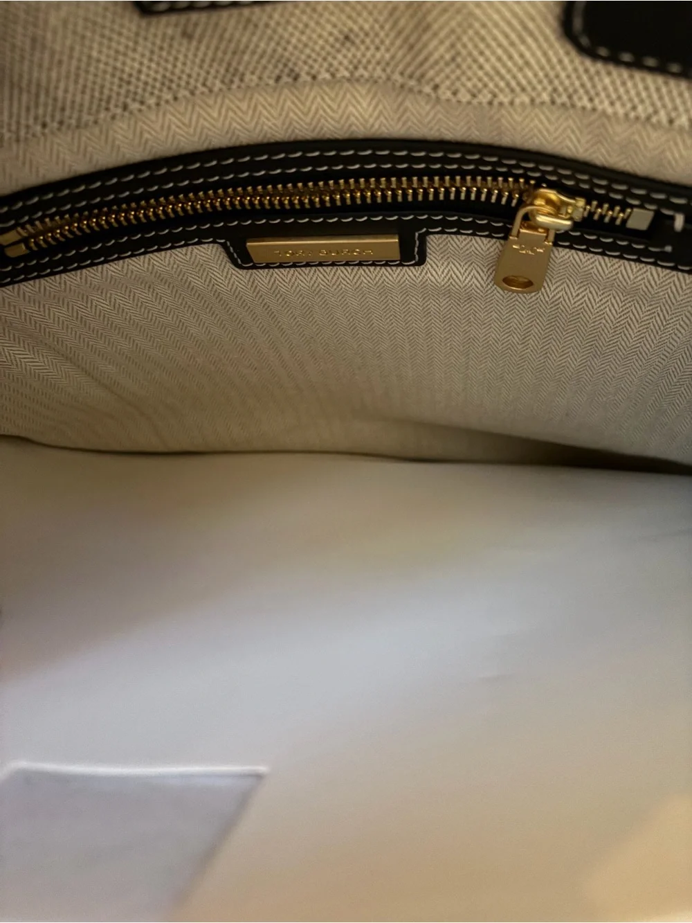 Tory Burch Ella North South canvas tote
